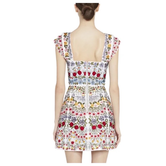 ALICE + OLIVIA Roz Crystal Beaded Mini Dress - Picture 9 of 17